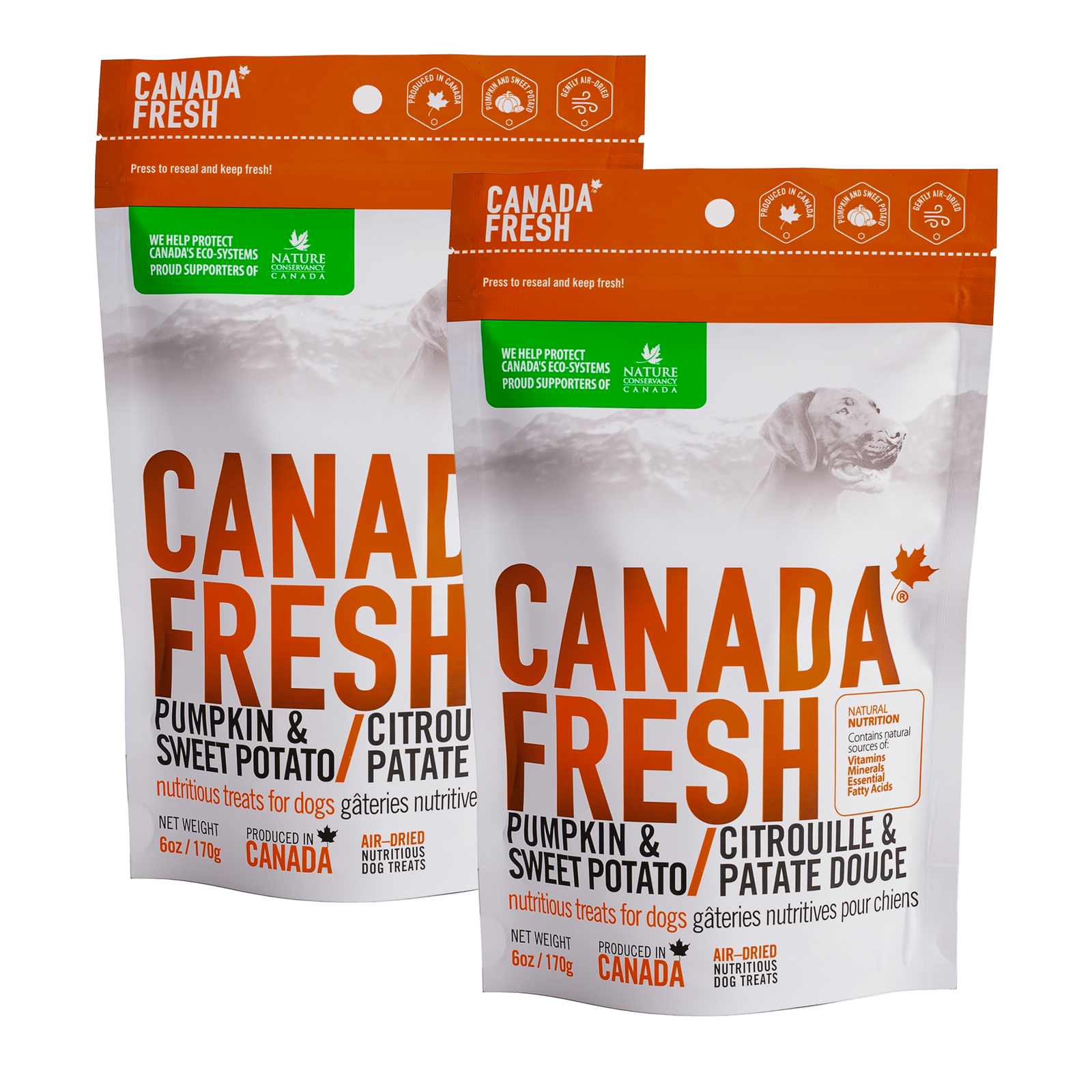 Canada Fresh Treats Pumpkin Sweet Potato PetKind Canada