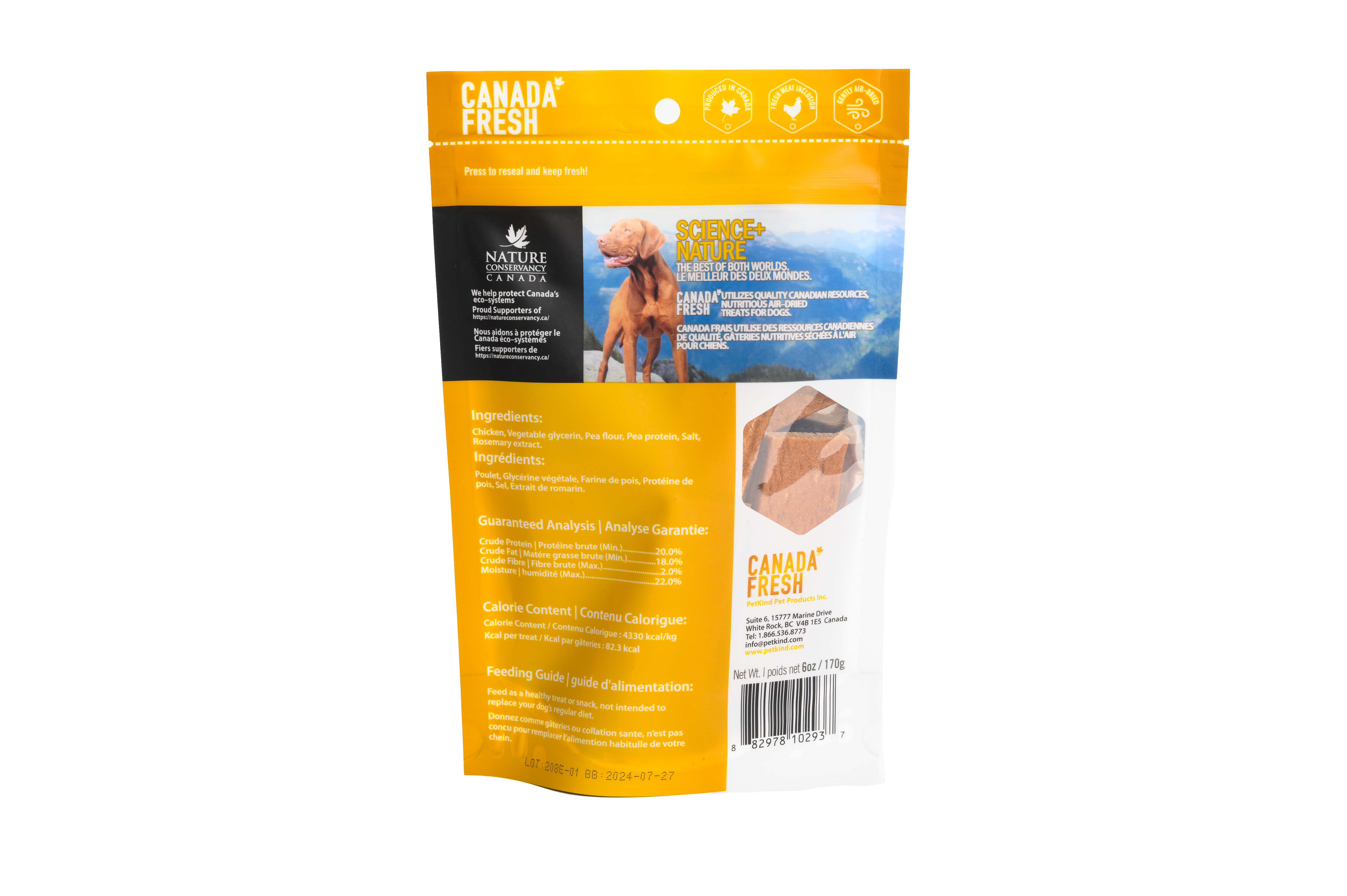 Canada Fresh Treats Dogs –  SAP Chicken